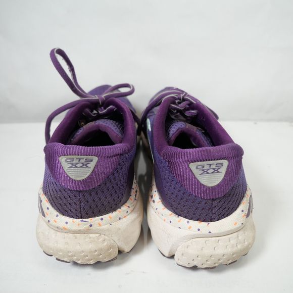 Brooks Women's Unity Adrenaline Gts 20 Running Shoes Purple Size 7.5 - Picture 6 of 10